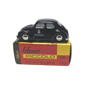 Schuco 1:90 Black VW Volkswagon Beetle Diecast Piccolo